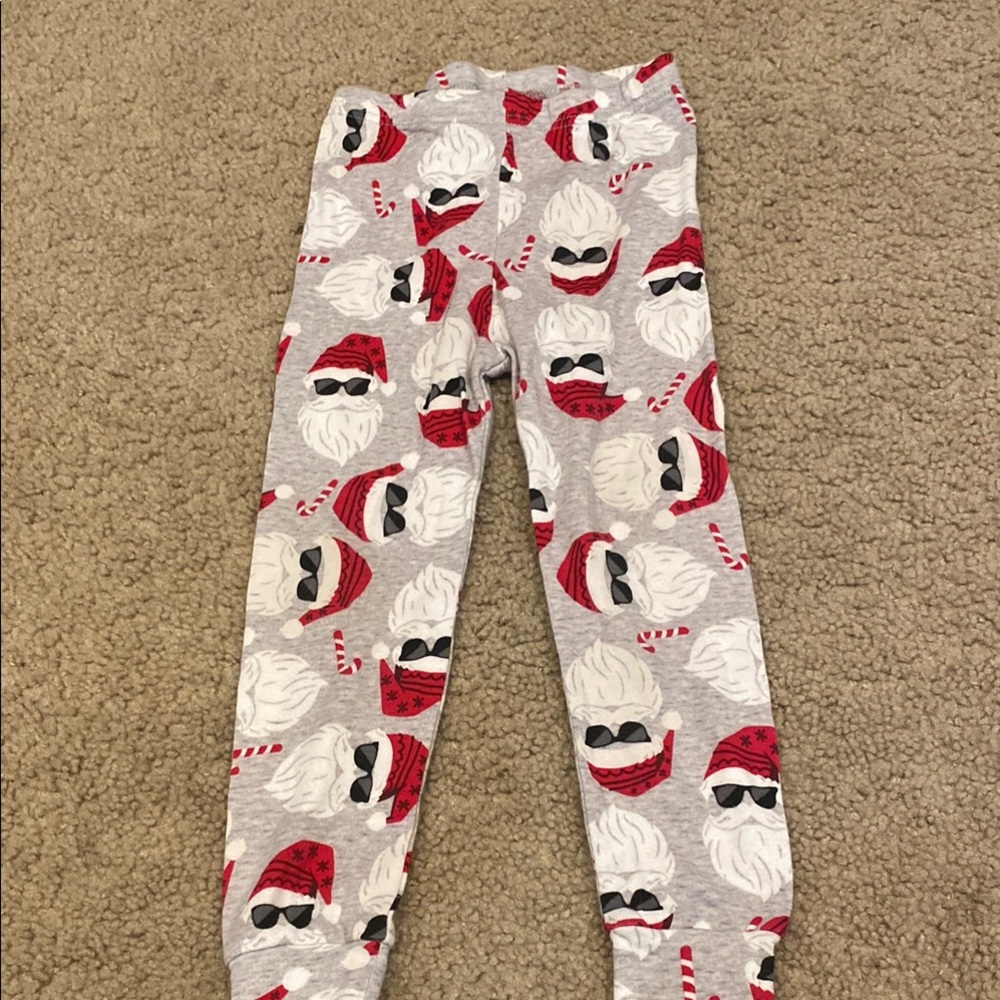 The Children's Place Gray and Red Pajama Sets with Santa Claus Design - Picture 6 of 9